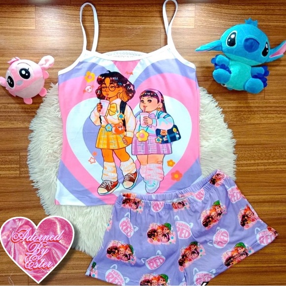 NWOT Turning Red Pijama Y2K - Picture 1 of 1